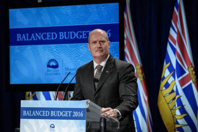 Mike DeJong - BC Provincial Budget 2016