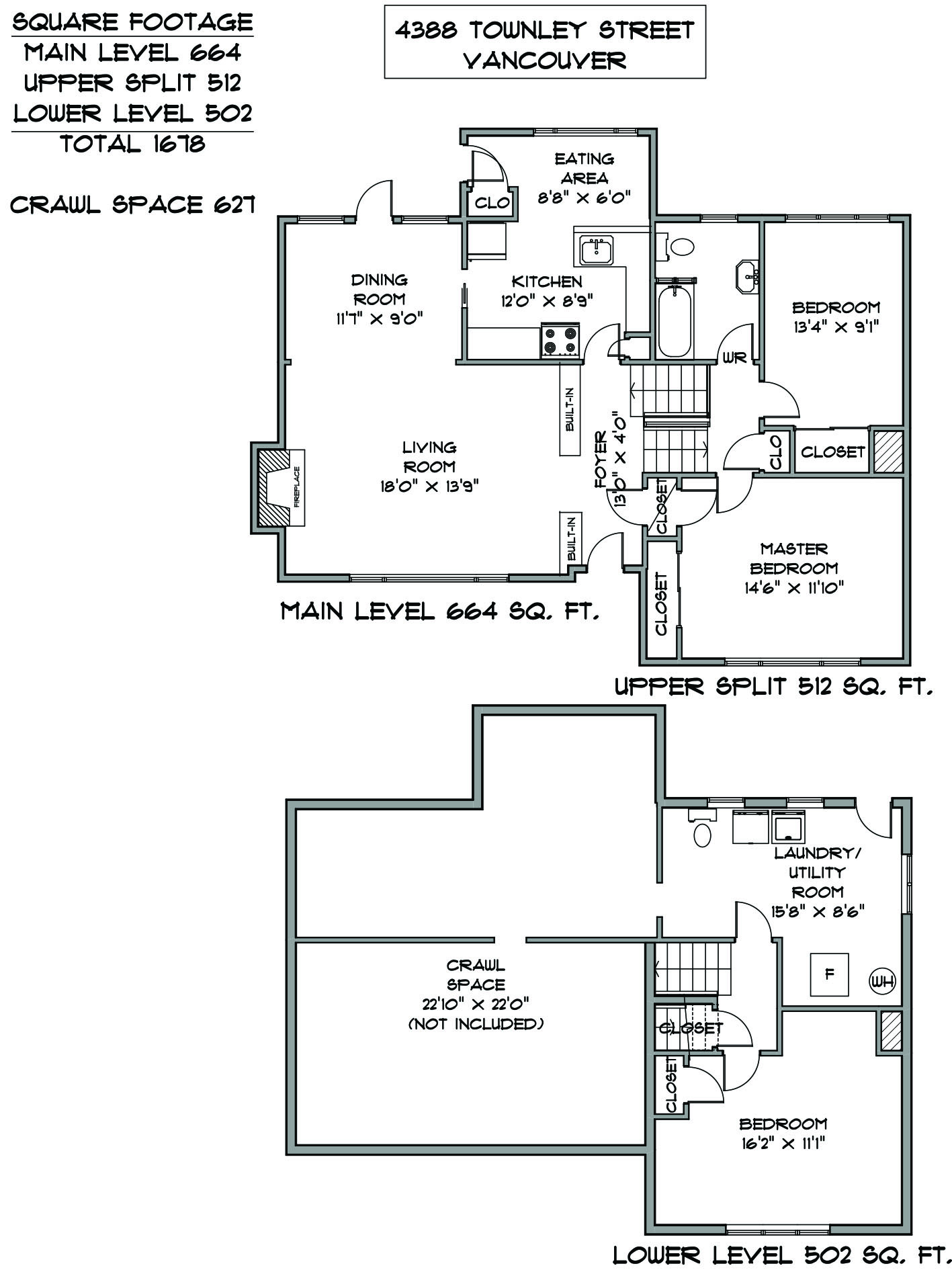 4388 Townley Street - Floor Plan